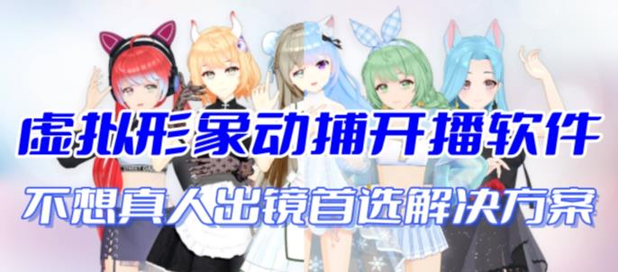 (7050期)首款AI视频动捕虚拟辅助直播产品【不想真人出镜就用虚拟形象替代】