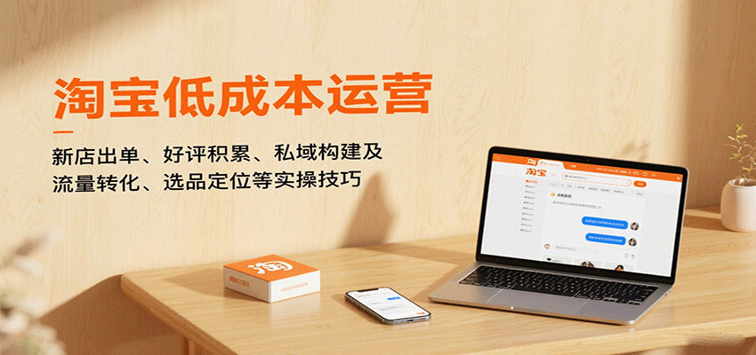 淘宝低成本运营,新店出单、好评积累、私域构建及流量转化、选品定位等(更新10月)