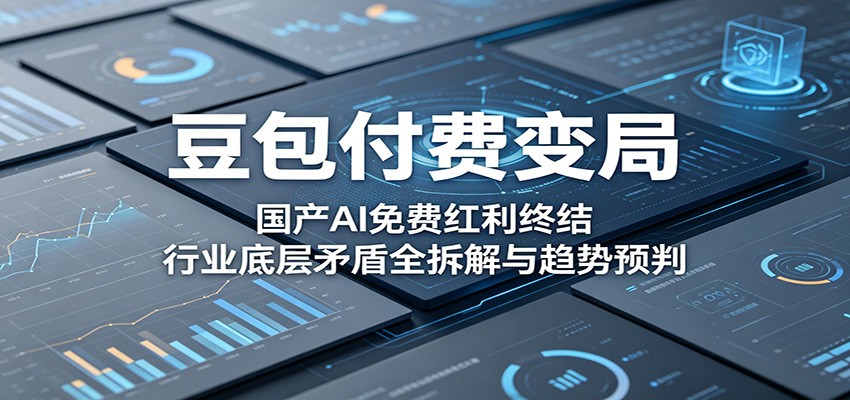豆包付费变局:国产AI免费红利终结,行业底层矛盾全拆解与趋势预判